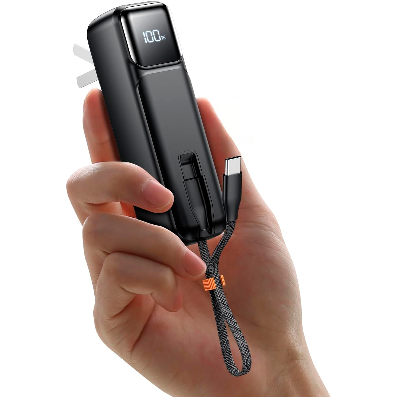 Entronix Mini Power Bank - 5000 mAh USB-C/iPhone/Android