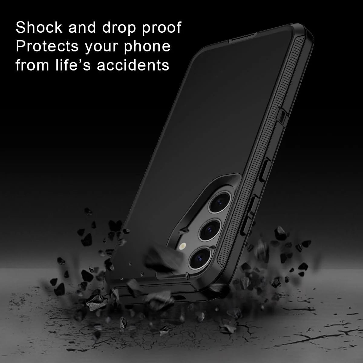 Entronix Heavy Duty Case for Samsung Galaxy S25, Triple-Layer & Full Protection, - Entronix
