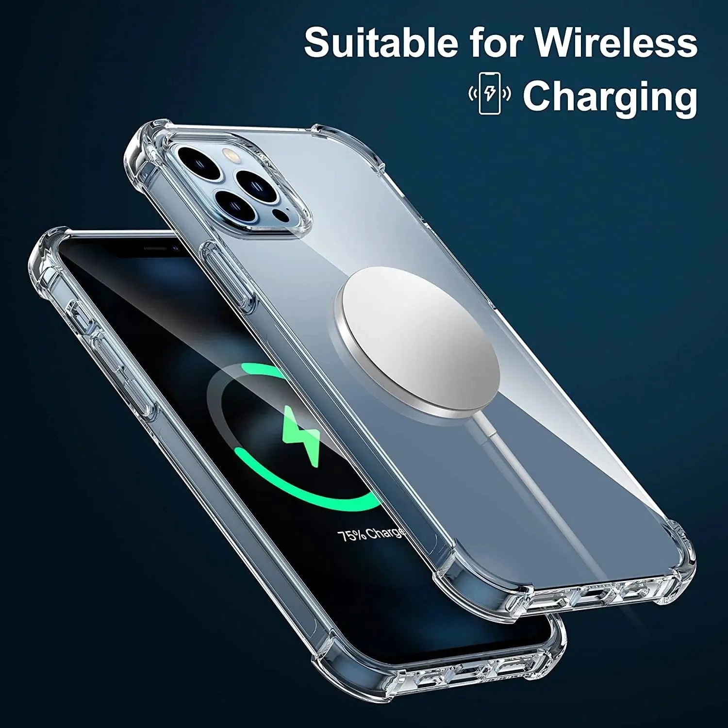 Entronix Case Compatible with iPhone 13 Pro Max - [Hard Back] Slim Clear - Entronix