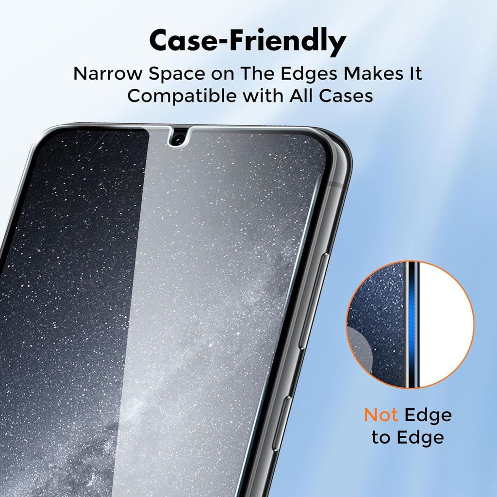 Entronix Clear Screen Protector Compatible with Galaxy A13 - 2-Piece Combo