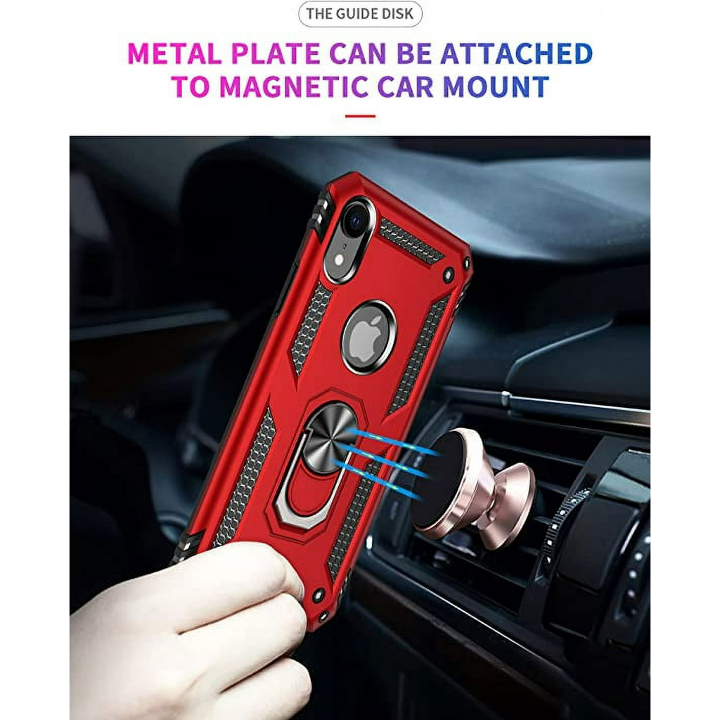 Entronix Case Compatible with iPhone XR - Dual-Layer Guard Gripstand