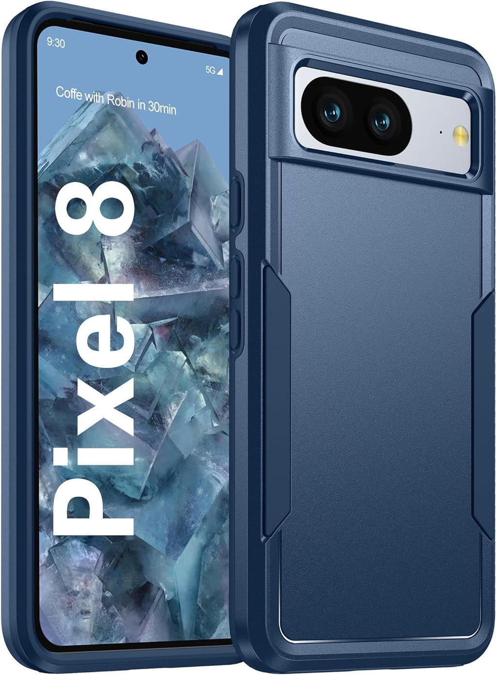 Entronix Case Designed for Google Pixel 8 Heavy Duty Case, Protection Shockproof Dropproof Dustproof Anti-Scratch Case - Entro Retail