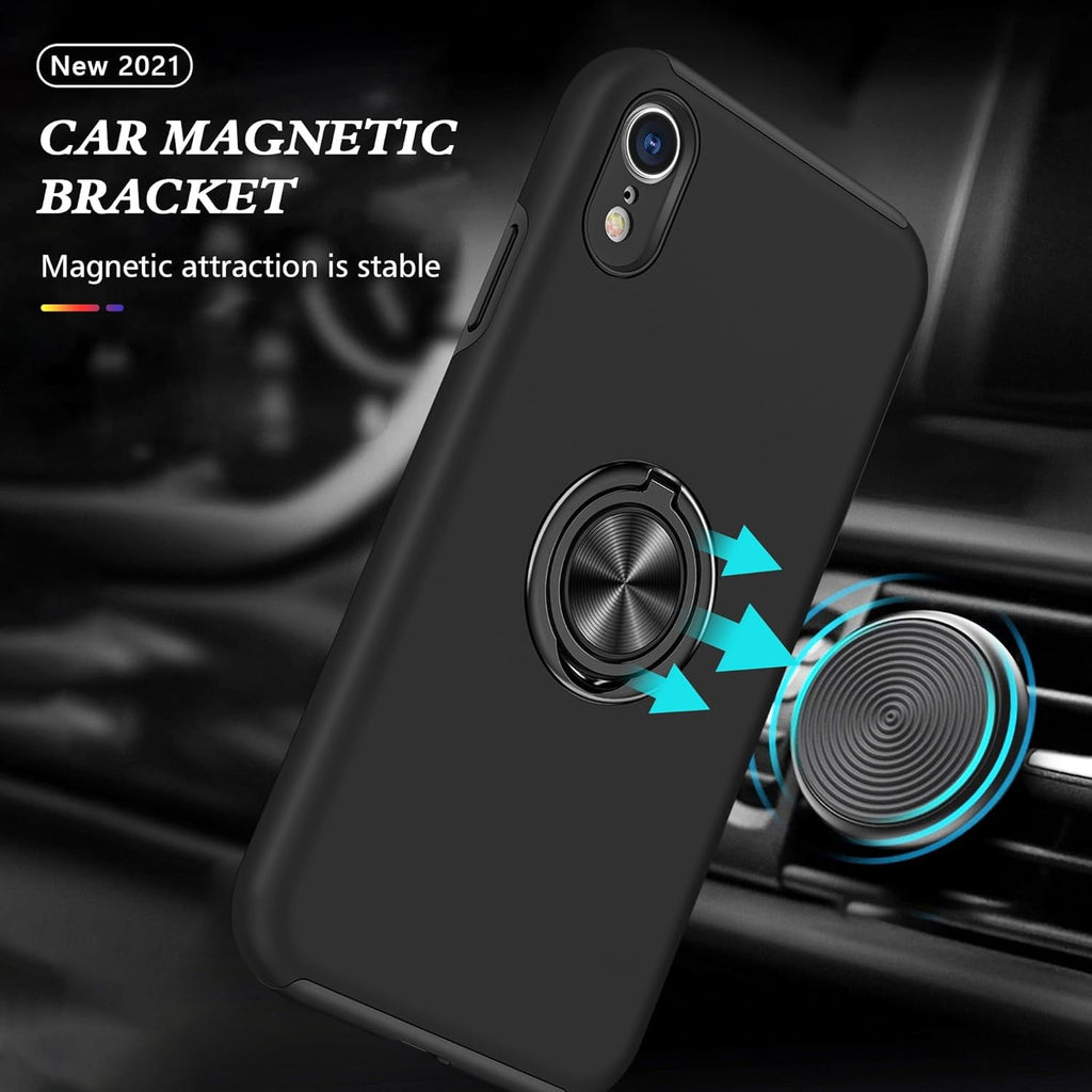 Entronix Apple iPhone XR Case - 360º Circular Ring Holder, - Entronix