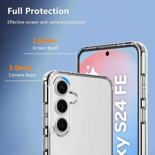 Entronix Samsung Galaxy S24 FE Crystal Clear Case - Slim - Entronix