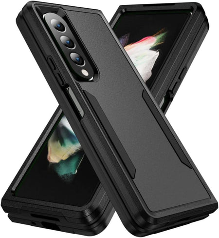 Entronix Case Designed for Samsung Galaxy Z Fold 4 Heavy Duty Case, Dual Layer Protection Shockproof Dropproof Dustproof Anti-Scratch Case - Entro Retail