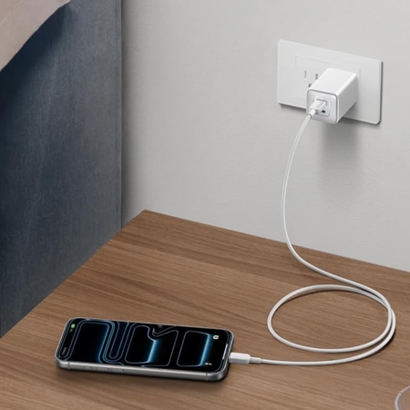 Entronix 35W Dual USB Wall Charger with USB-C - 2-Pack for iPhone, Android, and Tablets - Entronix
