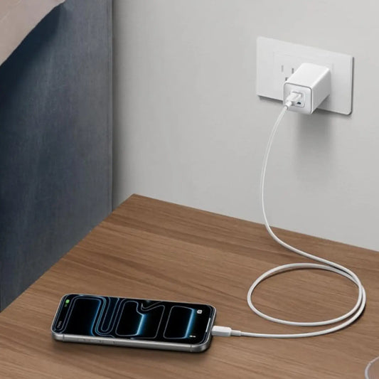 Entronix 35W Dual USB Wall Charger with USB-C - 2-Pack for iPhone, Android, and Tablets - Entronix