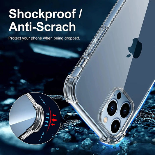 Entronix Case Compatible with iPhone 13 Pro Max - [Hard Back] Slim Clear - Entronix