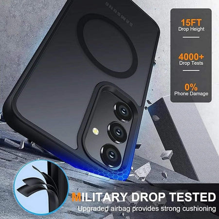 Entronix [Magnetic] Case Compatible with Galaxy S25 Ultra - Translucent Frosted Matte - Entronix