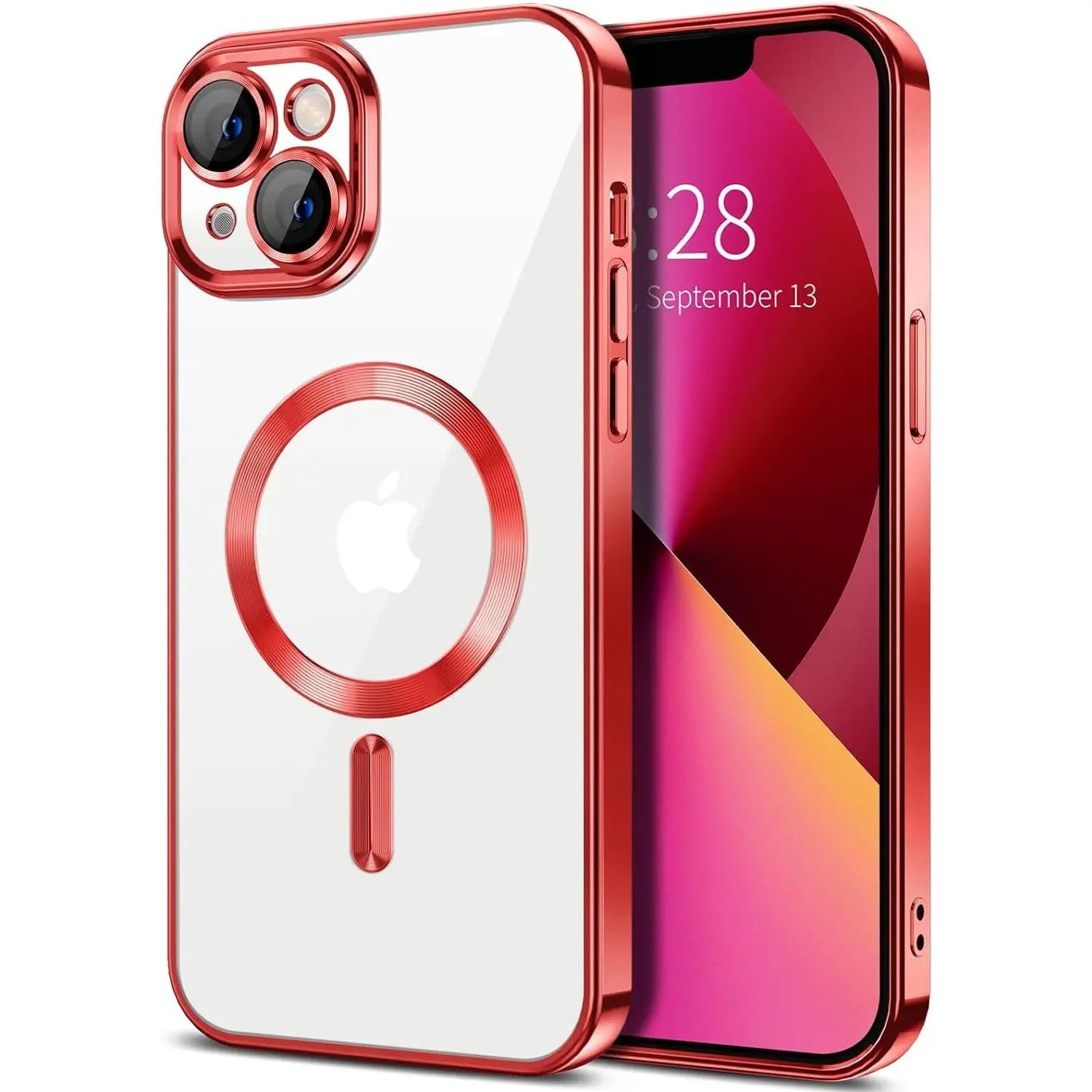 Entronix Case Transparent Case for Apple iPhone 14 Clear Magnetic Case, [ Resistant] Slim Fit Shockproof Crystal Case Cover - Entro Retail