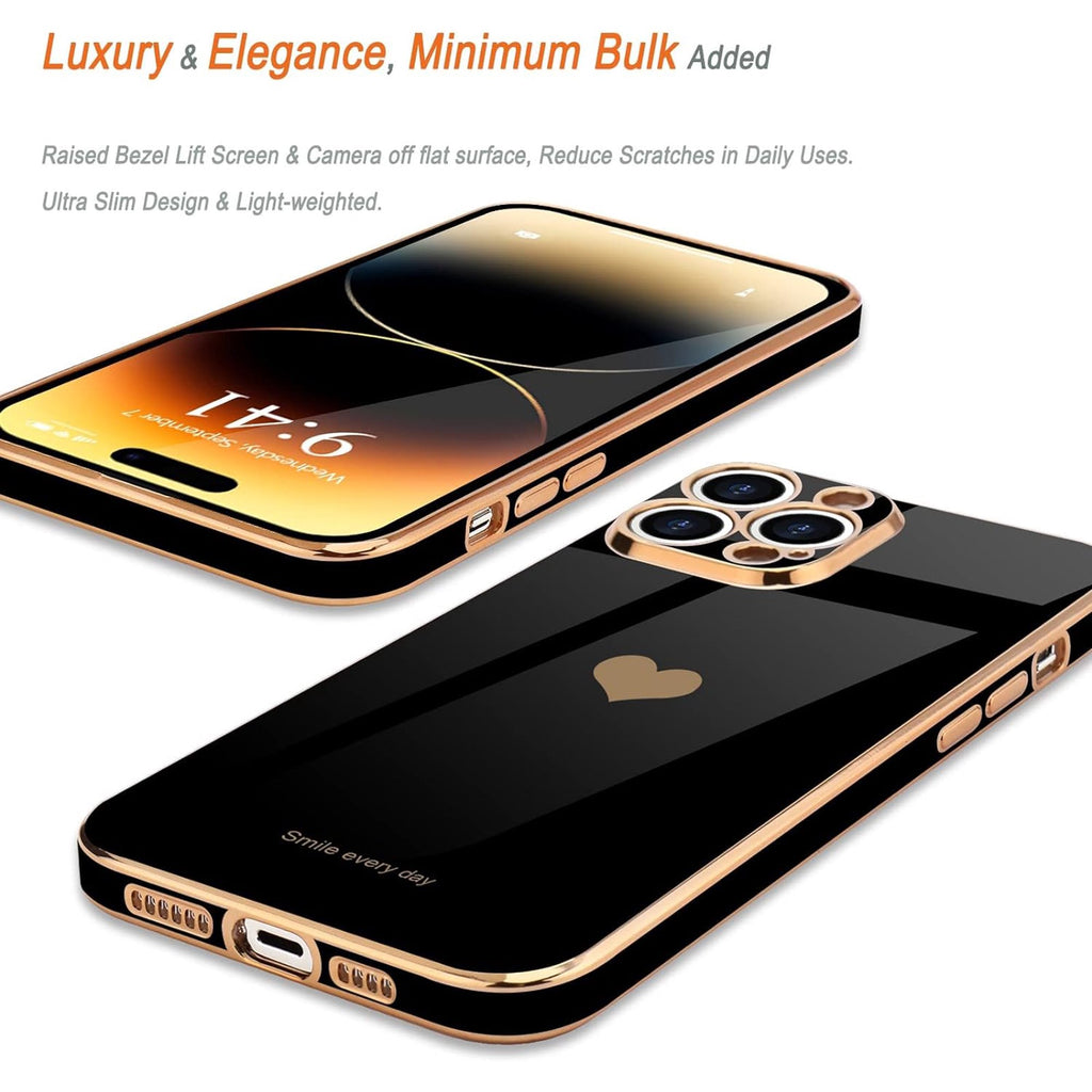 Entronix Apple iPhone 16 Heart Case - [Smile Everyday] Luxury Heart - Entro Retail