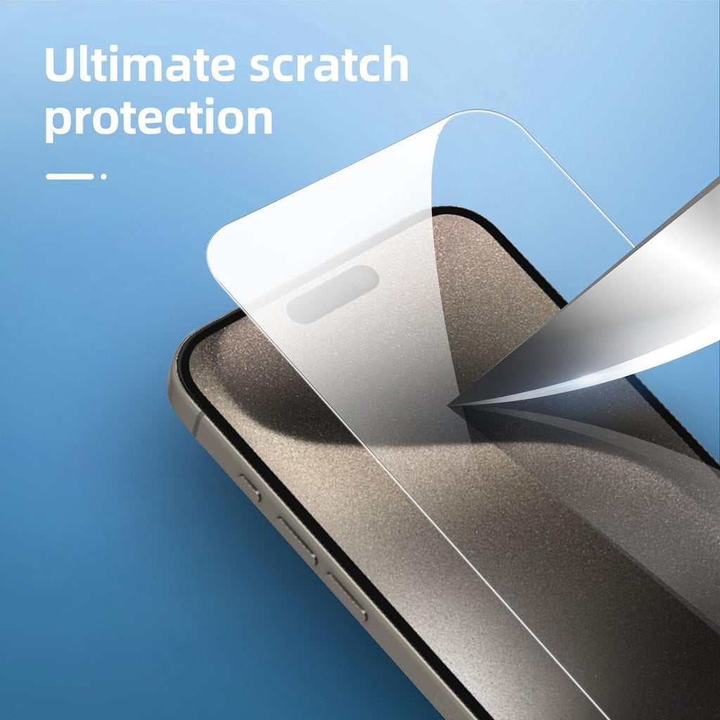 Entronix Clear Screen Protector & Metal Camera Lens Protector Compatible with iPhone 16E - 4-Piece Combo