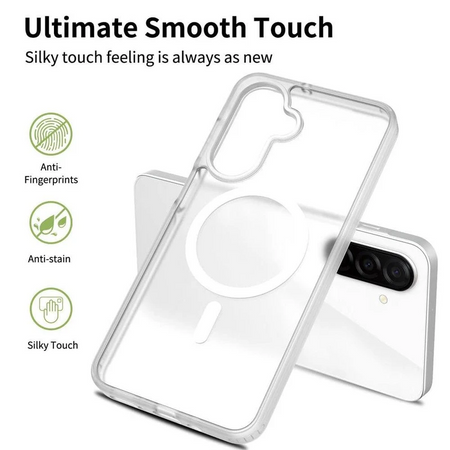 Entronix [Magnetic] Case Compatible with Galaxy A17 - [Hard Back] Clear Cover - Entronix
