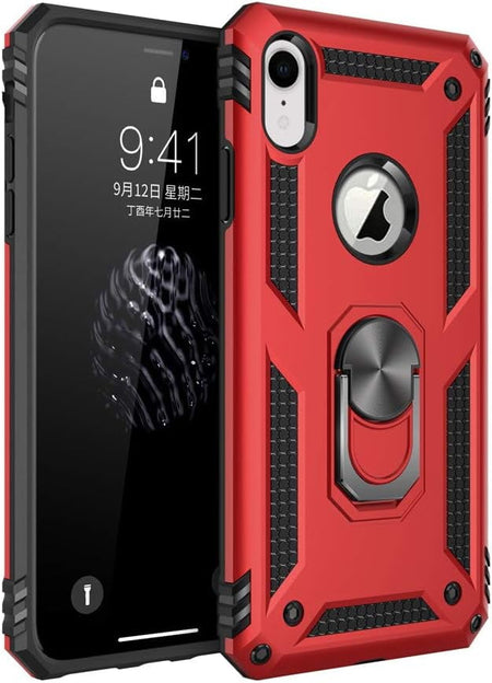 Entronix Apple iPhone XR Case - Guard Ring Holder, Dual Layer Protection - Entro Retail