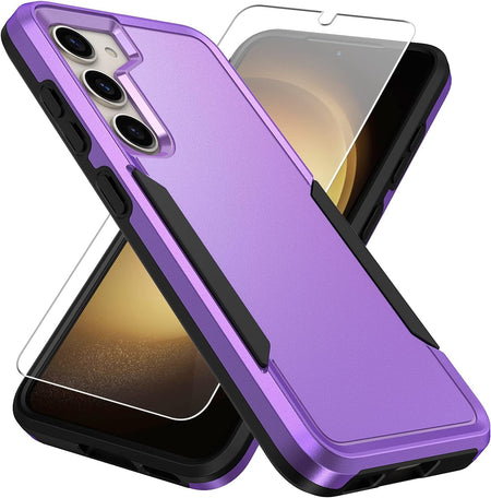Entronix Heavy Duty Case Designed for Samsung Galaxy A54 Case with 1Pc Tempered Glass Screen Protector, Shockproof Dropproof Anti-Scratch Case - Entro Retail