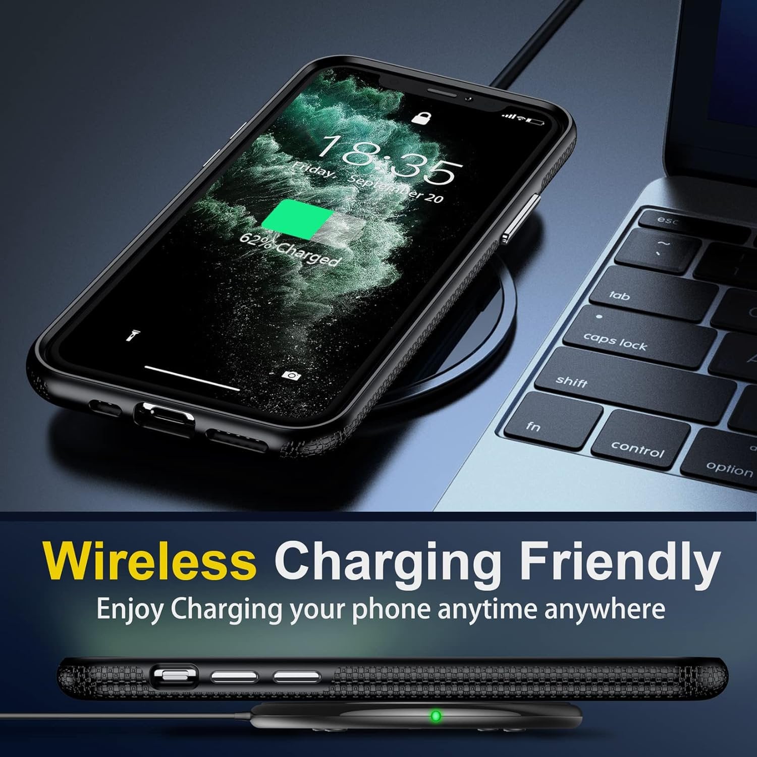 Entronix Apple iPhone 16 Pro Impact Shock Bumper Case, - Entro Retail