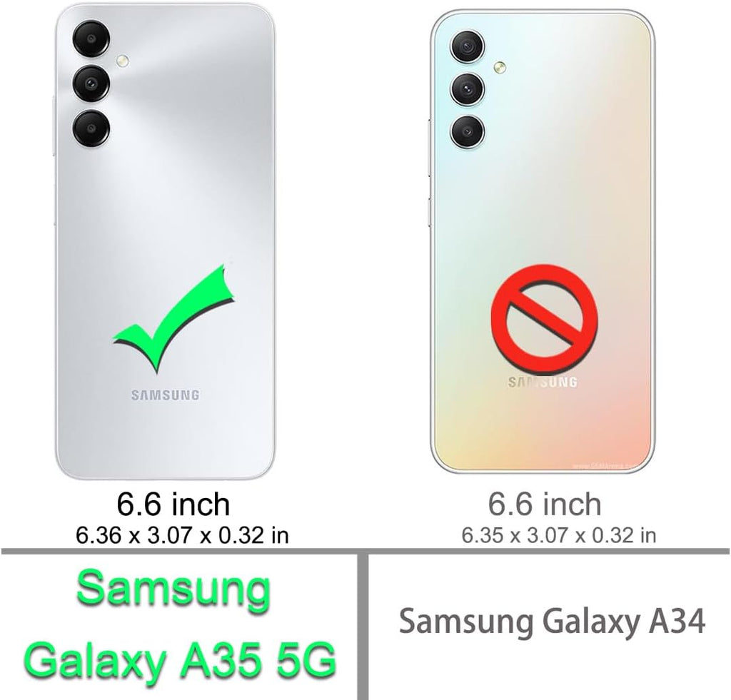 Entronix 3-in-1 Bundle for Samsung Galaxy A35, Heavy Duty Case & 2 Clear Tempered Glass Screen Protectors - Entro Retail