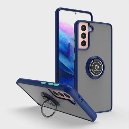 Entronix Matte Ring Case for Samsung Galaxy S20 Plus, Slim Matte Cover with Built-In Kickstand, - Entro Retail
