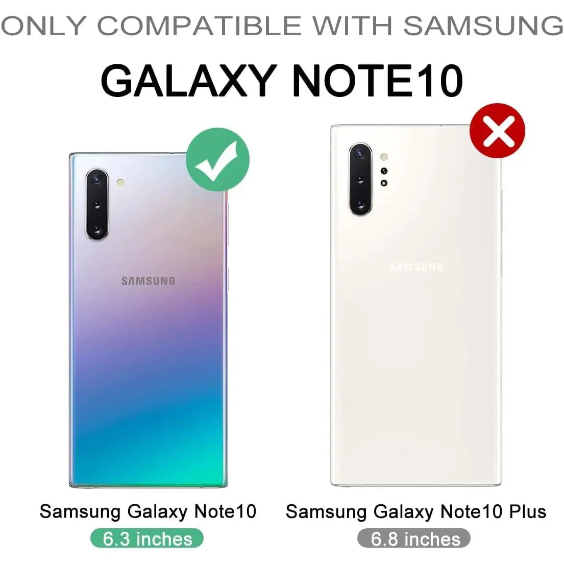 Entronix Heavy Duty Case for Samsung Galaxy Note 10, Triple-Layer & Full Protection, - Entro Retail