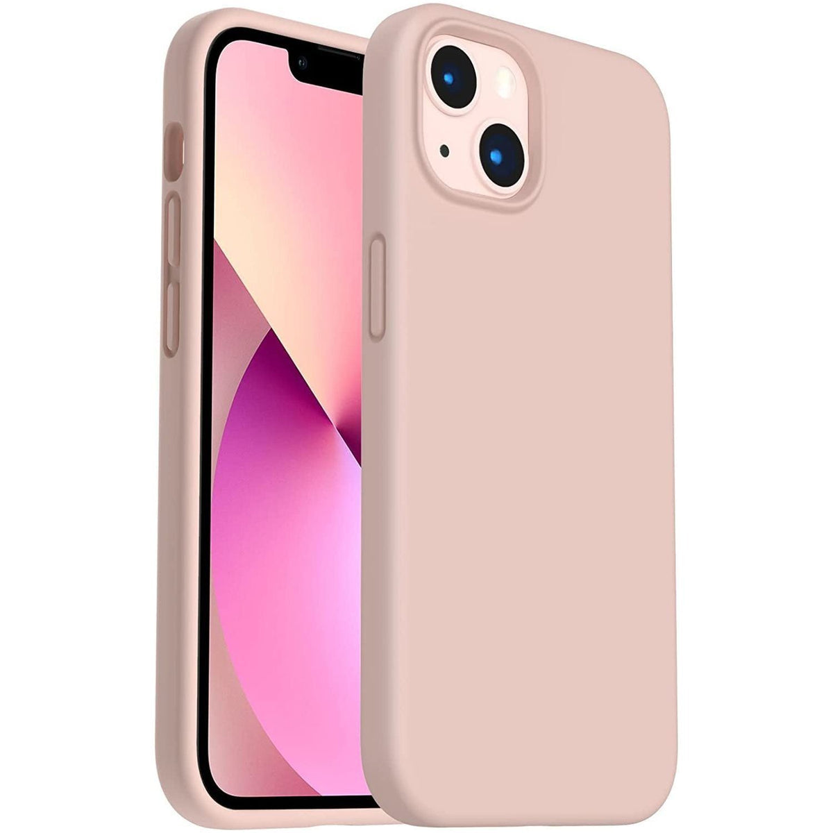 i14 Plus Silicone - Rose Gold