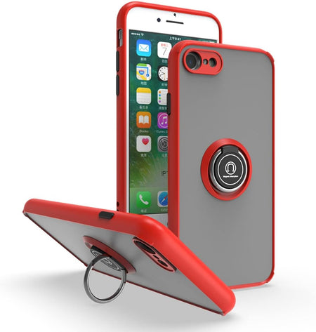 Entronix Matte Ring Case for Apple iPhone XS Max, Slim Matte Cover with Built-In Kickstand, - Entro Retail