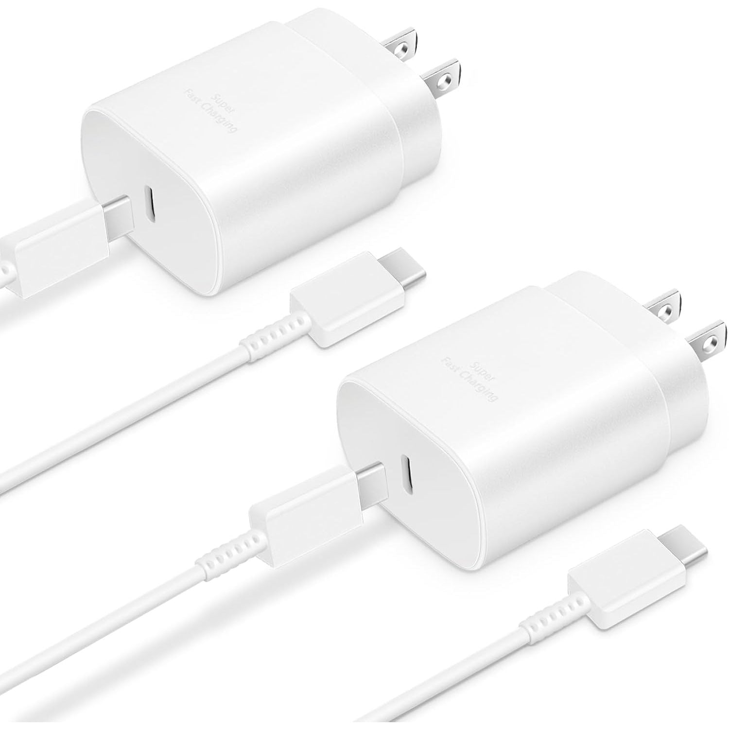 Wall Combo Charger - Type C White 2