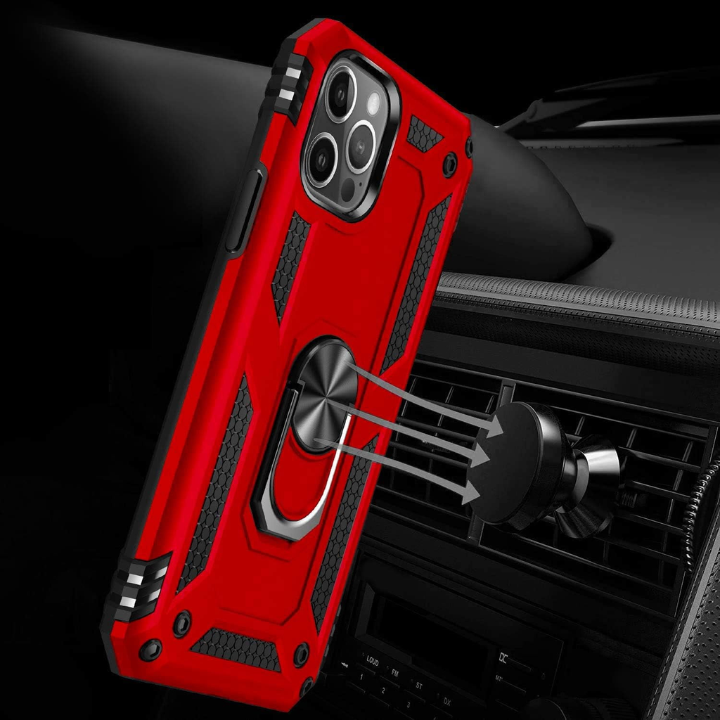 Entronix Case Compatible with iPhone 16 Pro - Dual-Layer Guard Gripstand