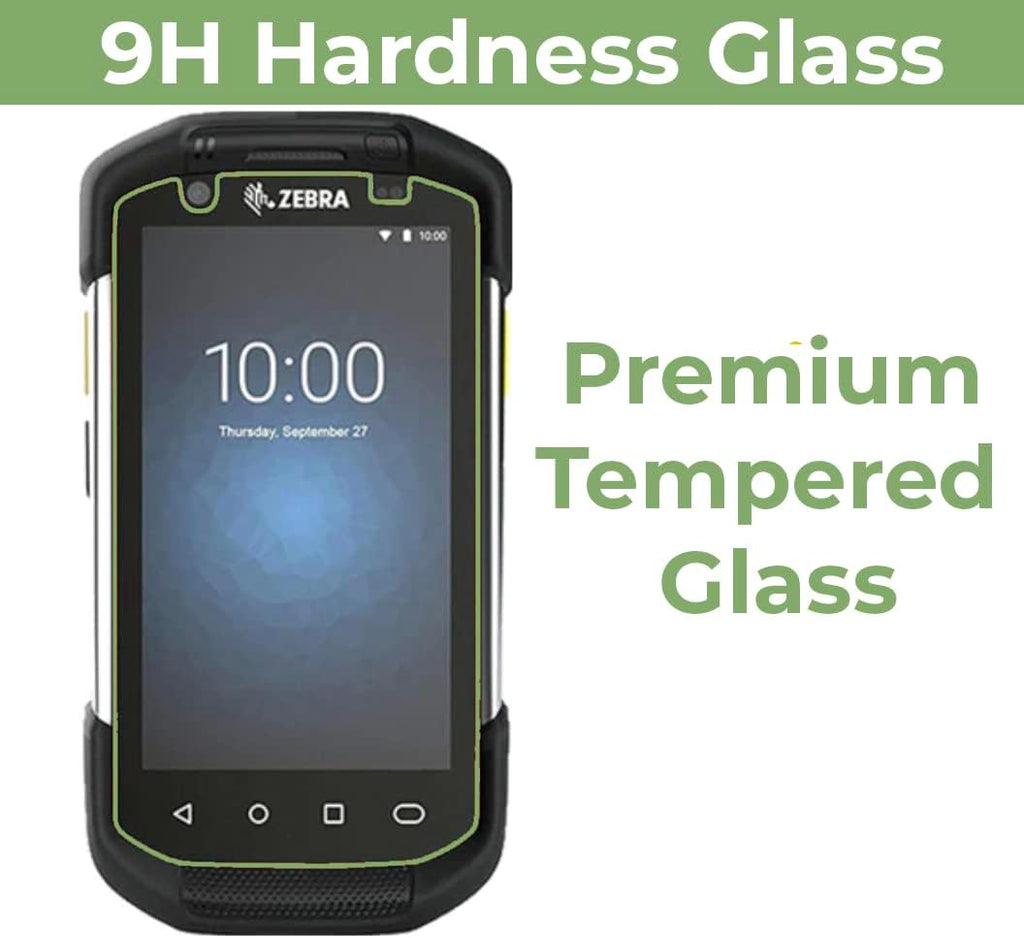 Entronix Clear Screen Protector Compatible with Zebra Scanner TC77 - 2-Piece Combo