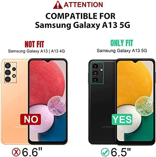 Entronix Clear Case for Samsung Galaxy A13, Crystal Clear Transparent Bumper Cover - Entro Retail