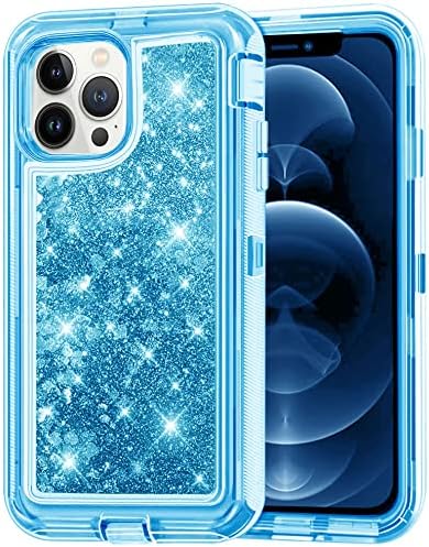 Entronix Heavy Duty Glitter Case for Apple iPhone 14 Pro Max, Triple-Layer & Full Protection, - Entro Retail