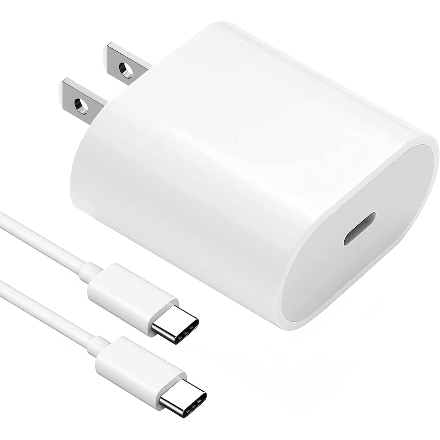 Wall Combo Charger - Type C White