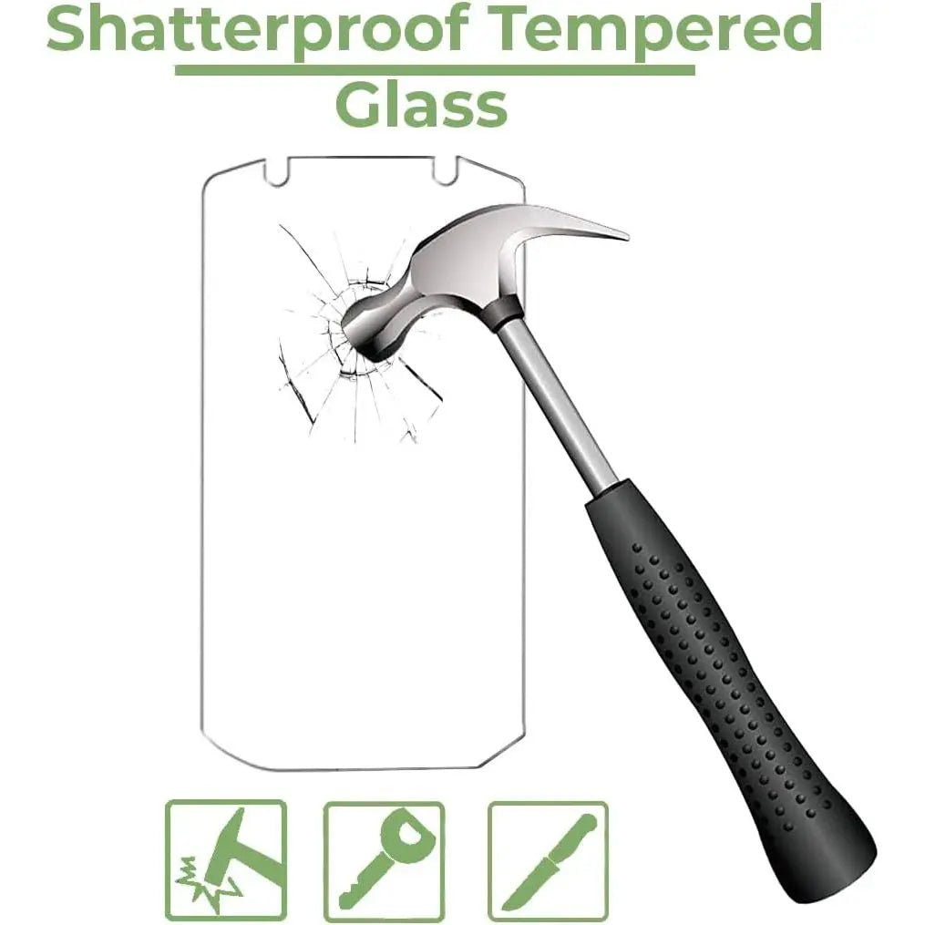 Entronix Clear Screen Protector Compatible with Zebra Scanner TC77 - 2-Piece Combo - Entronix