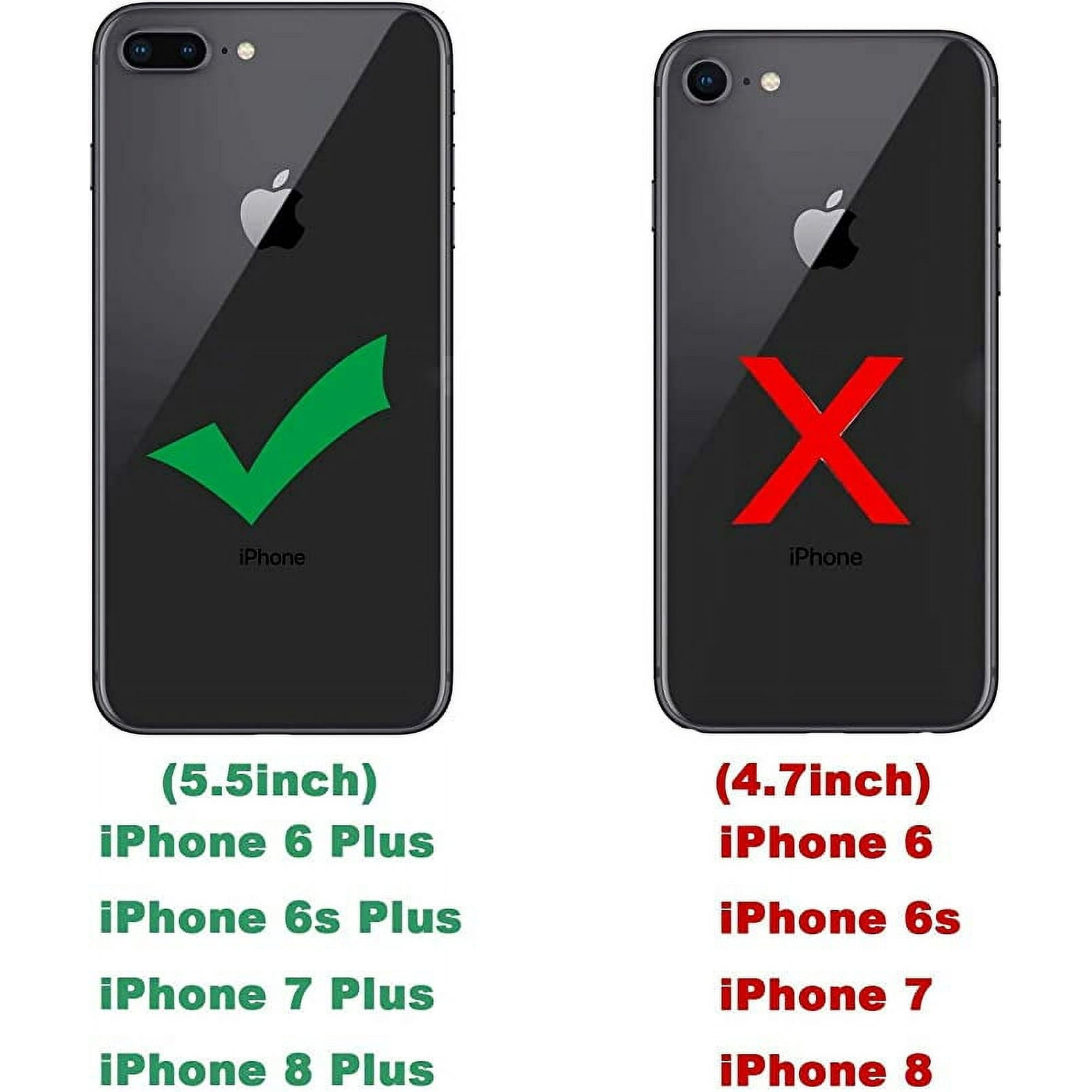 Entronix Anti-Spy Privacy Screen Protector Compatible with iPhone 8 Plus/7 Plus - 3-Piece Combo