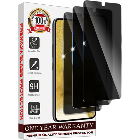 Entronix Case Privacy Screen Protector for Samsung Galaxy S21 Ultra Protector, Pack of 3 with Support Fingerprint ID Anti-Spy Tempered Film - Entro Retail