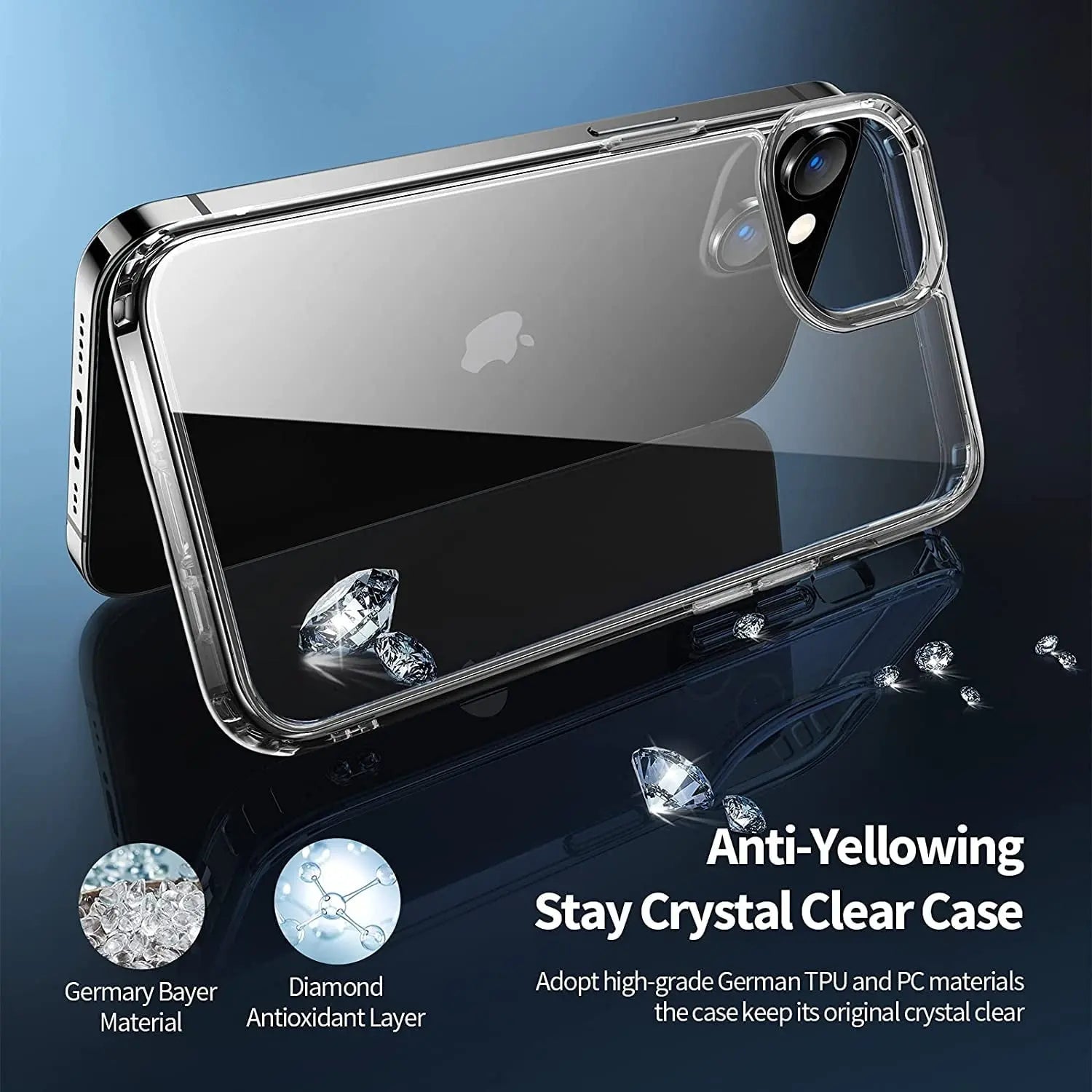 Entronix Case Compatible with iPhone 14 Plus - [Hard Back] Slim Clear - Entronix