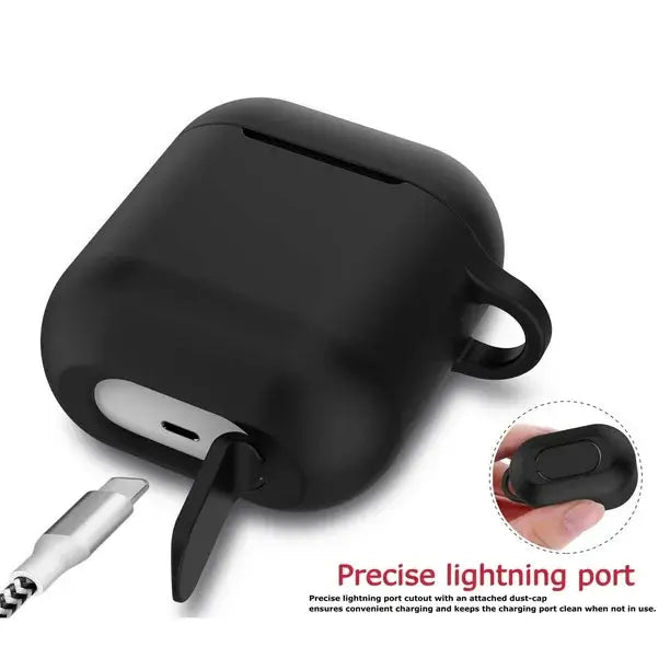 Entronix Apple AirPods 1st/2nd Gen Case - Liquid Silicone Cover, - Entronix
