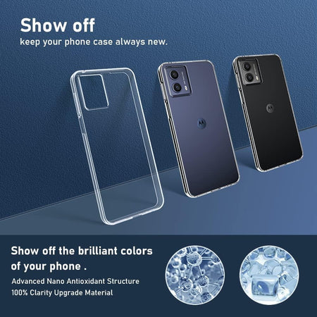 Entronix Motorola G Power 2024 Crystal Clear Case - Slim - Entronix