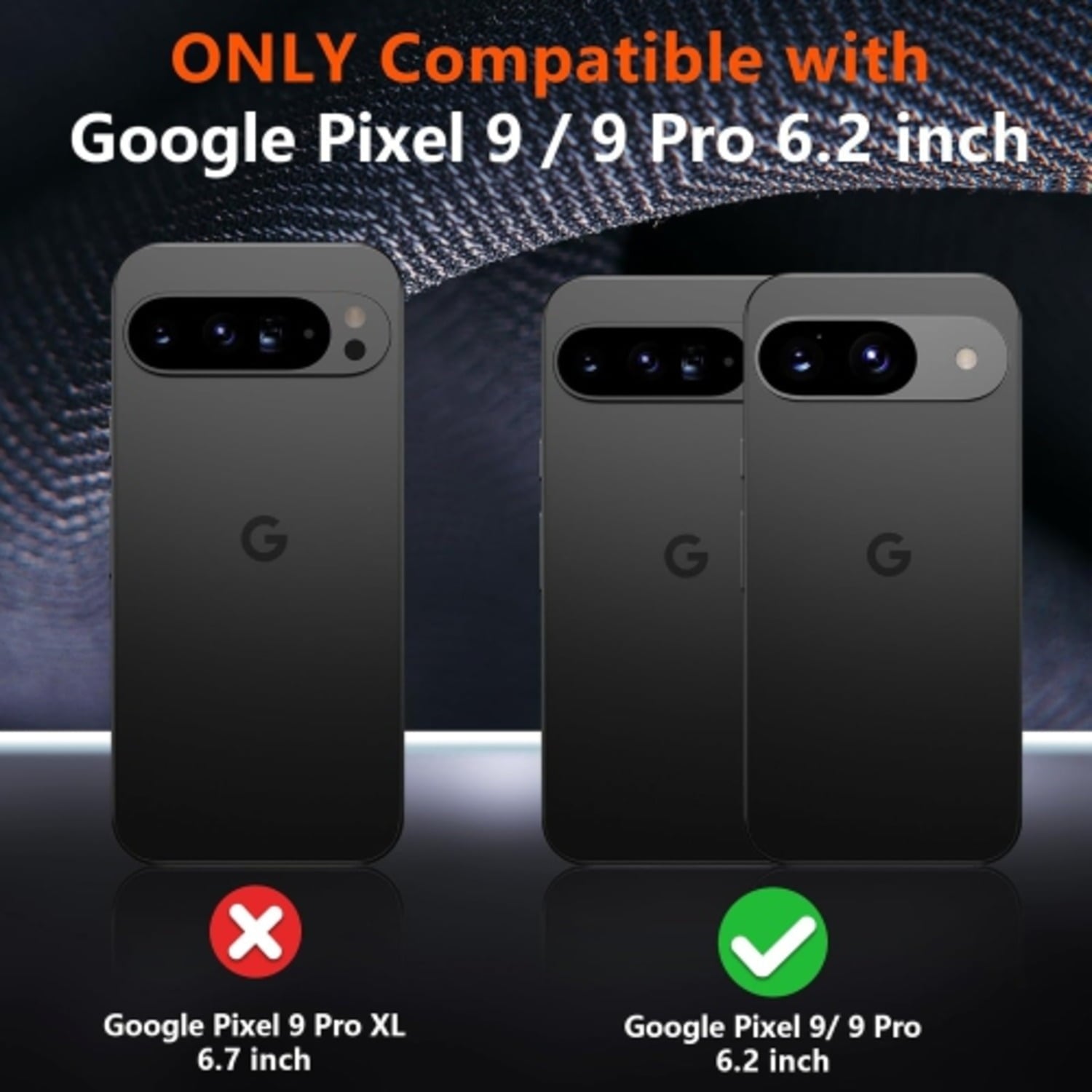 Entronix Case Compatible with Pixel 9/9 Pro - Triple-Layer Heavy Duty Protection