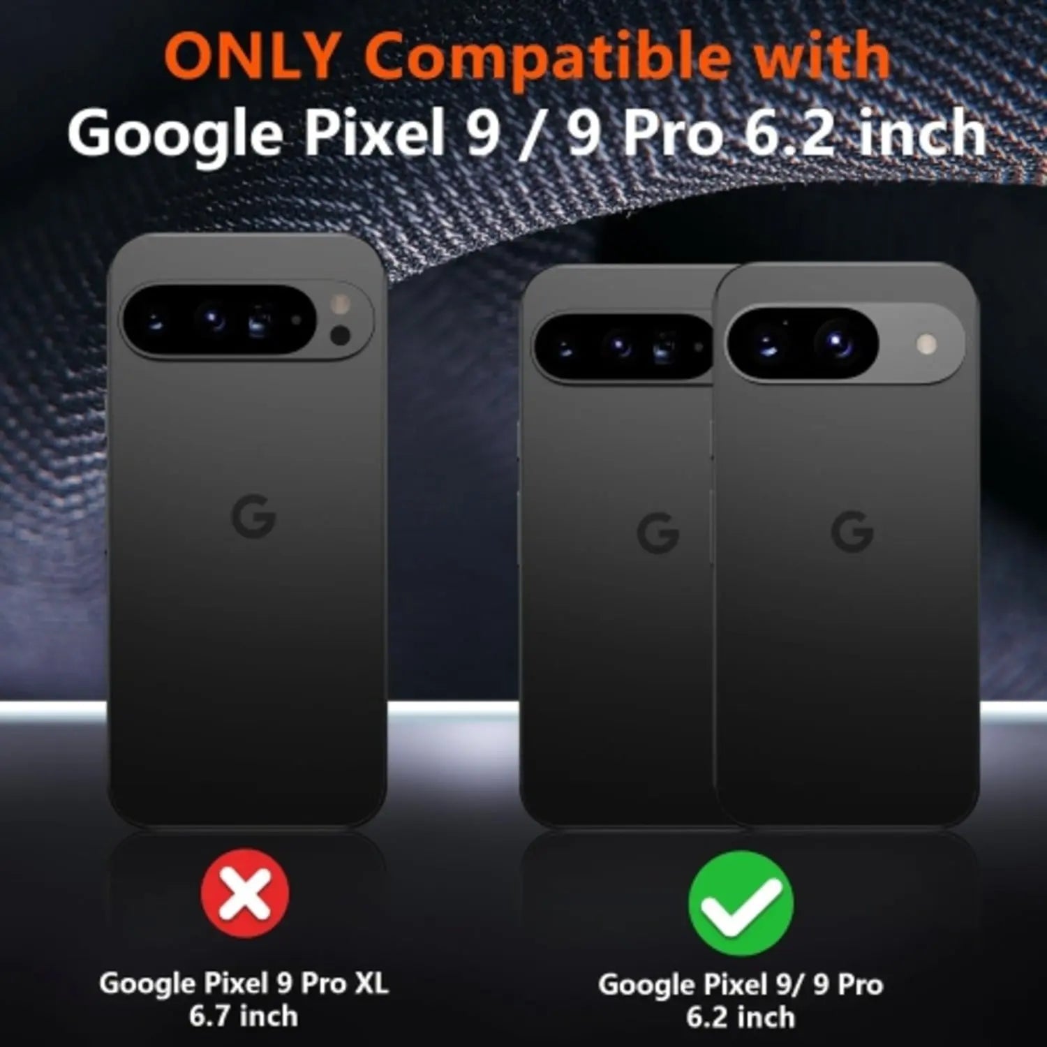 Entronix Clear Screen Protector Compatible with Pixel 9/9 Pro - 2-Piece Combo - Entronix