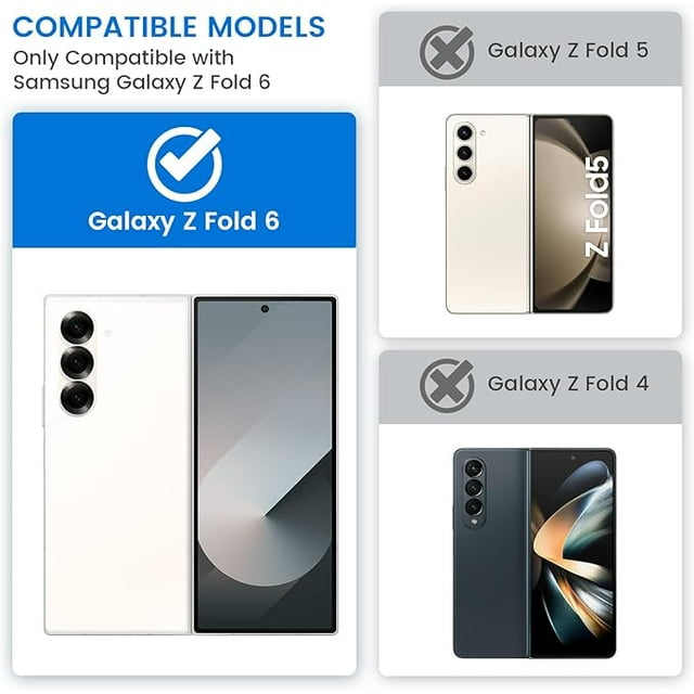 Entronix Samsung Galaxy Z Fold 6 Crystal Clear Case - Slim - Entronix