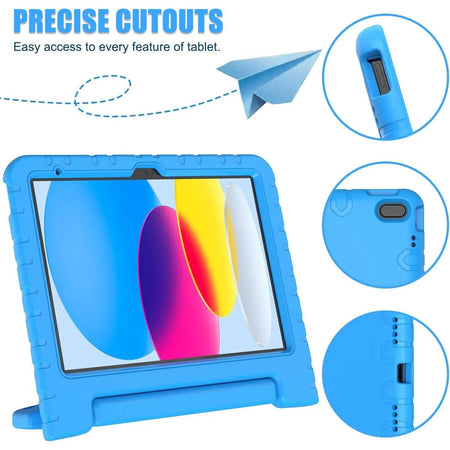 Entronix Apple iPad 10th Gen (2022) 10.9" Case - Handle & Kickstand, - Entronix