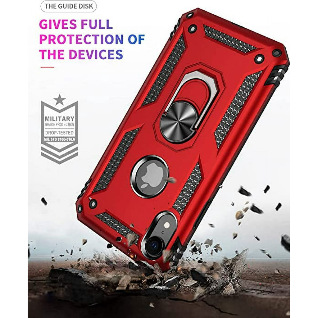 Entronix Case Compatible with iPhone XR - Dual-Layer Guard Gripstand