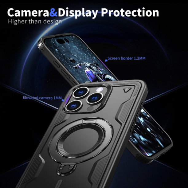 Entronix Apple iPhone 16 Pro Max [Magnetic-Compatible] Case - Armor Ring, - Entro Retail