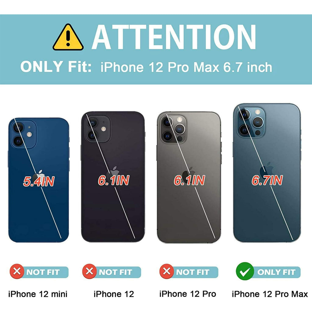 Entronix Anti-Spy Privacy Screen Protector Compatible with iPhone 12 Pro Max - 2-Piece Combo