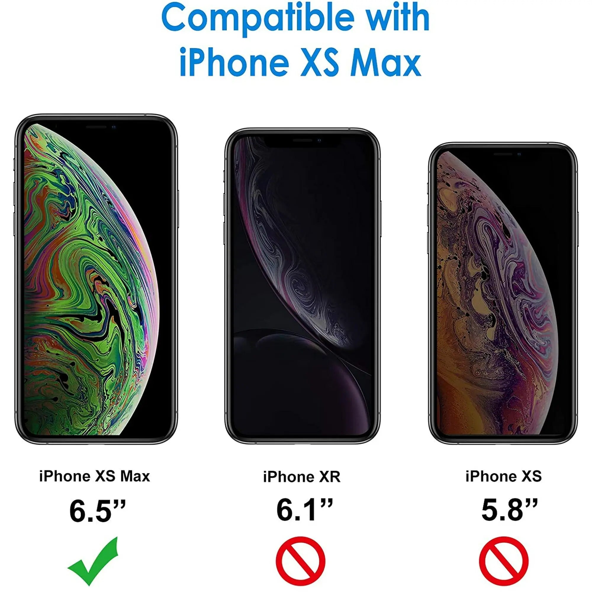 Entronix Apple iPhone XS Max [Magnetic-Compatible] Crystal Clear Case - Sturdy - Entronix