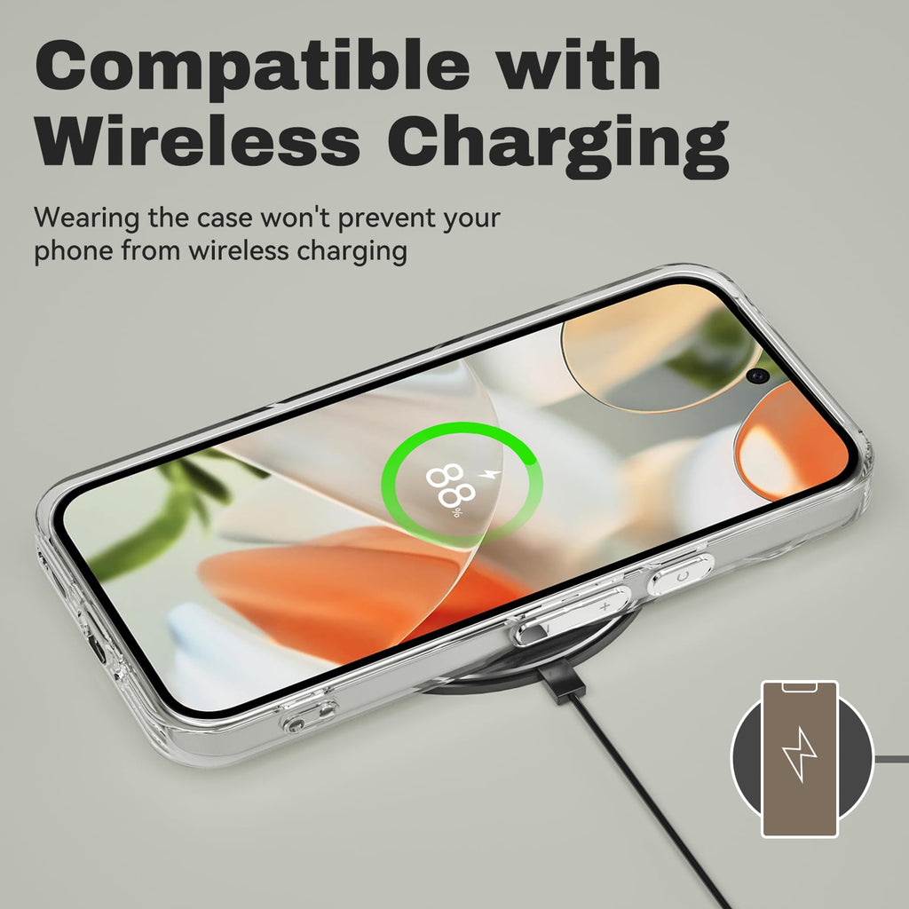 Entronix Bundle Compatible with Pixel 9 Pro XL - Clear Case & 2 Clear Screen Protectors