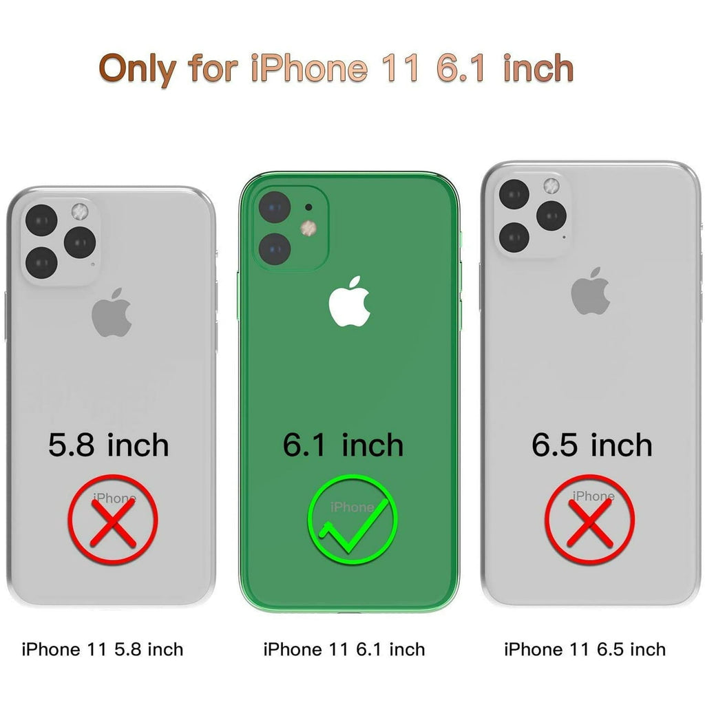 Entronix [Magnetic] Case Compatible with iPhone 11 - [Clear] Triple-Layer Heavy Duty Protection
