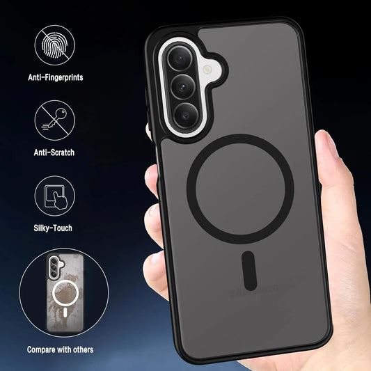 Entronix [Magnetic] Case Compatible with Galaxy A17 - Translucent Frosted Matte - Entronix