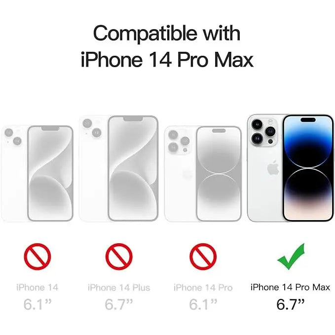 Entronix 3-Pack for Apple iPhone 14 Pro Max, Clear Camera Lens Protector, Easy Installation - Entro Retail