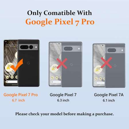 Entronix Folio Wallet Case for Google Pixel 7 Pro, Leather Wallet & Lanyard Bumper Cover, - Entro Retail